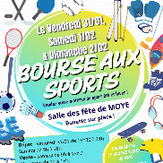 Bourse au sports à Moye